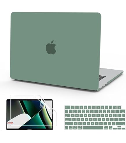 Case For MacBook Pro 14 Inch M5 M4 M3 M2 M1 A3434 A3112 A3185 A3401 A2918 A2992 A2779 A2442 2025-2021 Release, 5 In 1 Plastic Hard Shell&Keyboard Cover&Screen Protector&Webcam Cover,Sparkly Clear