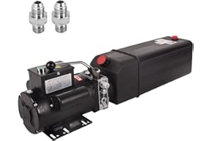 Doppy 3.7 Gallon Hydraulic Pump Unit 3HP 2950 PSI Car Lift Hydraulic Pump for 2 and 4 Post Lifts Car Lifting