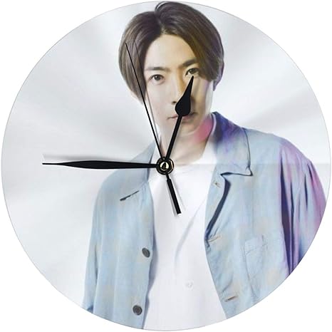 Amazon Co Jp 掛け時計相葉雅紀 嵐 静音 連続秒針 おしゃれ 騒音なし ホーム ベッドルーム キッチン 子供 部屋 寝室 生徒 オフィス タ 生活雑貨 作業現場 オフィス リビングルーム ベッドルーム 壁掛け時計直径25cm ホーム キッチン