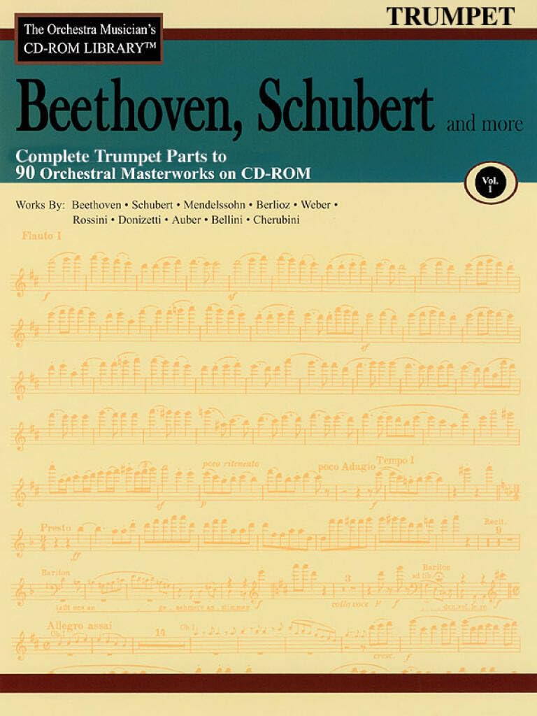Beethoven, Schubert & More - Volume 1: The Orchestra Musician's CD-ROM Library - Trumpet