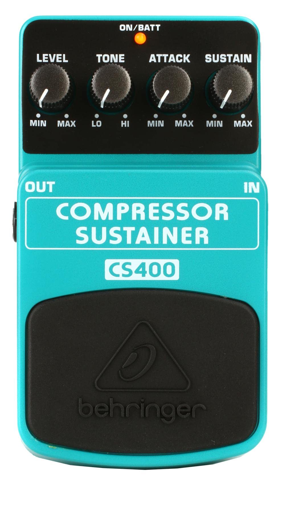 Behringer COMPRESSOR/SUSTAINER CS400 Ultimate Dynamics Effects Pedal, Green