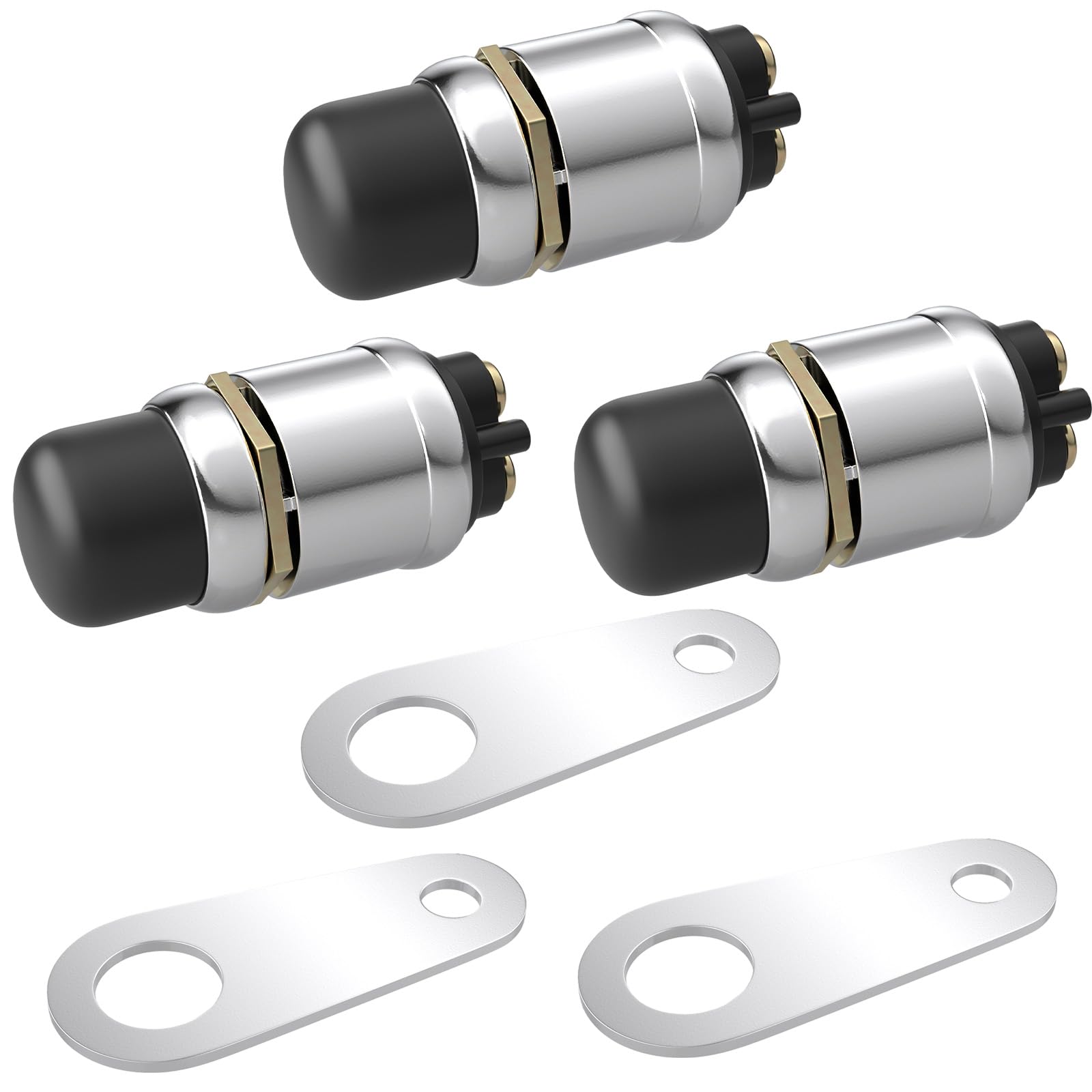 BFXM 3 PCS Push Button Starter Switch 12V