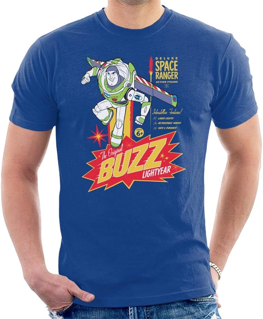Pixar Toy Story The Original Buzz Lightyear Men's TShirt Amazon.co.uk