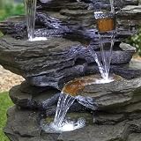 Easy Fountain Hinoki Springs Outdoor Water Feature with LED & Pump view 3