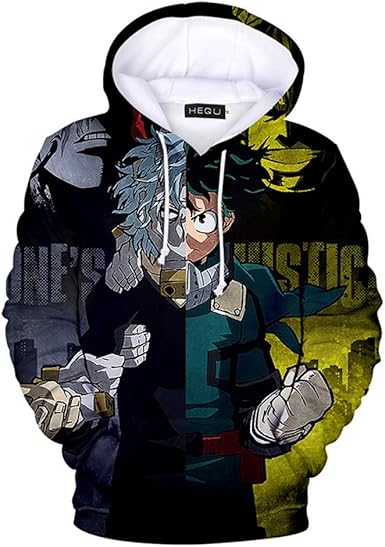 my hero academia izuku midoriya hoodie