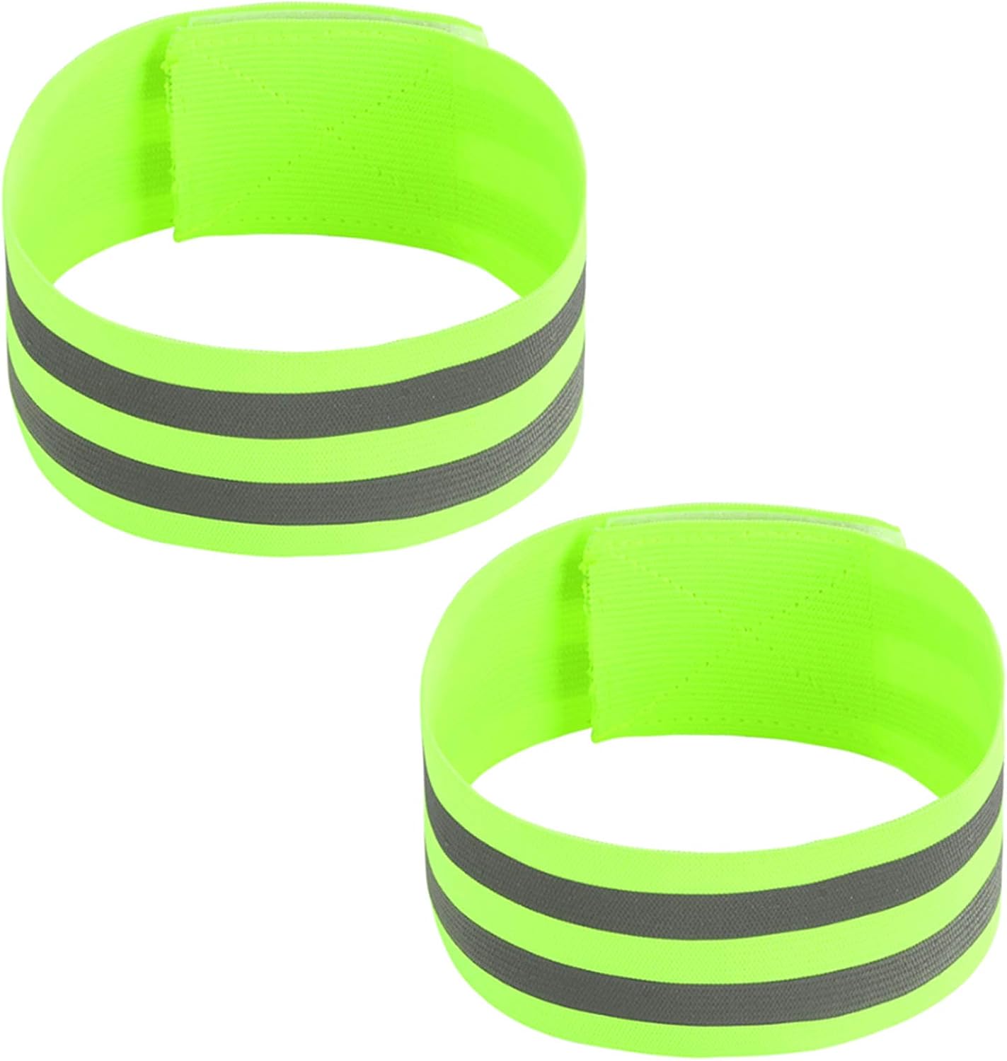 PROGARMENTS 2Pcs Running Reflective Armbands, High Visibility Arm Bands