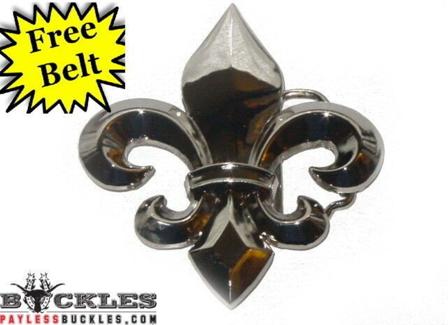 fleur de lis belt buckle