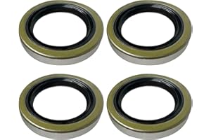 EATAKWARD 171255TB Trailer Hub Wheel Grease Seal 10-19 1.719 X 2.565 Inch (TM) Replacement for Lube Axles 3500# E-Z, 4 PCS