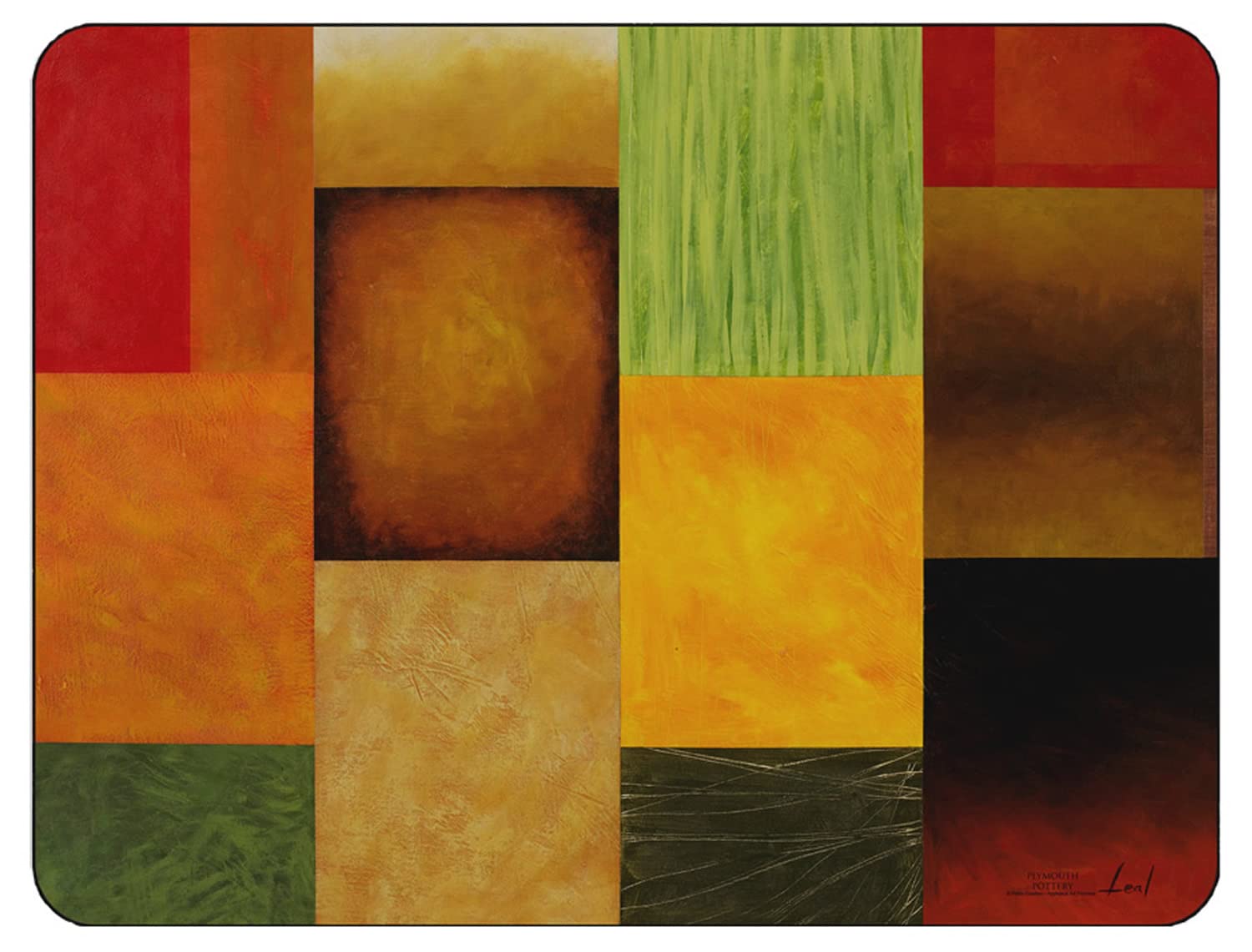 Plymouth Pottery - Majestic Placemats - Set of 6