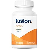 Bariatric Fusion Biotin 5000mcg Vitamin | Easy to Swallow Capsules Biotin Supplement for Hair Growth | 90 Count | 3 Month Supply