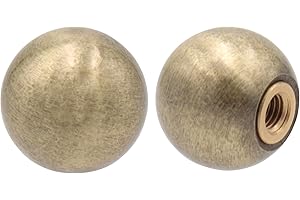Antrader Lamp Finials Bronze Tone Lamp Finial Caps Knobs Fit Both 3/8" and 1/4-27 Decorative Replacement for Table Floor Lamp