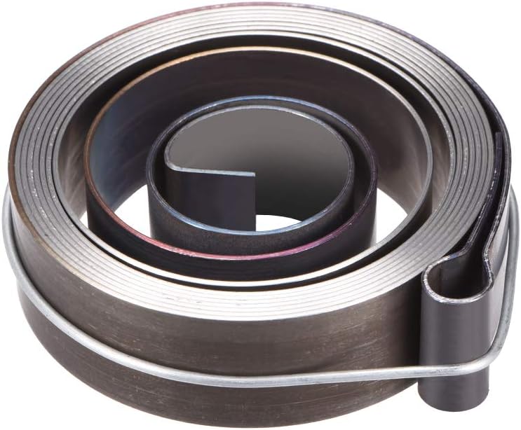 sourcing map Drill Press Spring Drill Press Quill Feed Return Coil Spring Assembly Spring Steel Chemical Blackening Finish 1800mm Expand Long 59 x 16 x 0.7mm