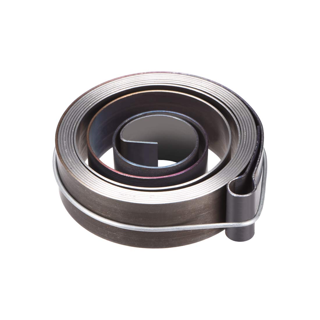 sourcing map Drill Press Spring Drill Press Quill Feed Return Coil Spring Assembly Spring Steel Chemical Blackening Finish 1800mm Expand Long 59 x 16 x 0.7mm