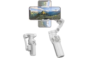 FeiyuTech Vimble 3SE [Official] 3-Axis Gimbal Stabilizer for Smartphone,Dial Ring Designed,Face/Object Track,fits iPhone14 13 pro/max Samsung Android Cellphone Vlog,YouTube TikTok,FeiyuOn app,Tripod