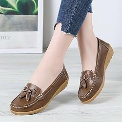 Women's Genuine Leather Platform Loafers Classic