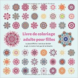 Amazoncom Livre De Coloriage Adulte Pour Filles Le Plus