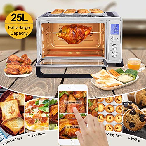 Vestaware Convection Toaster Oven Smart Stainless Steel Oven Dehydrator