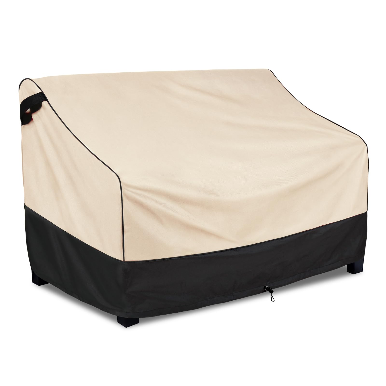 FORSPARK Outdoor Sofa Cover Waterproof, Heavy-Duty 3-Seater Patio Couch Cover, Universal Fit for Large Sofas & Deep Seats, Fits up to 88”W x 40”D x 33”H Image