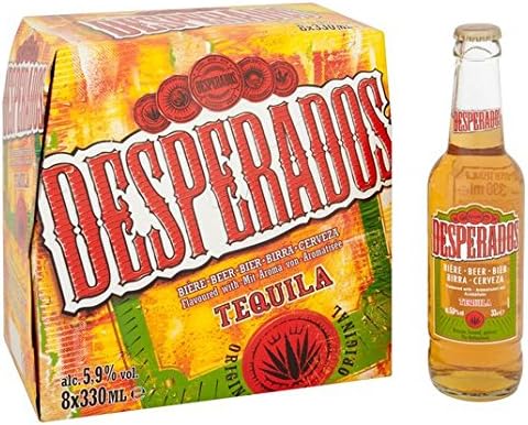 Desperados Tequila Beer Bottles 8 x 330ml