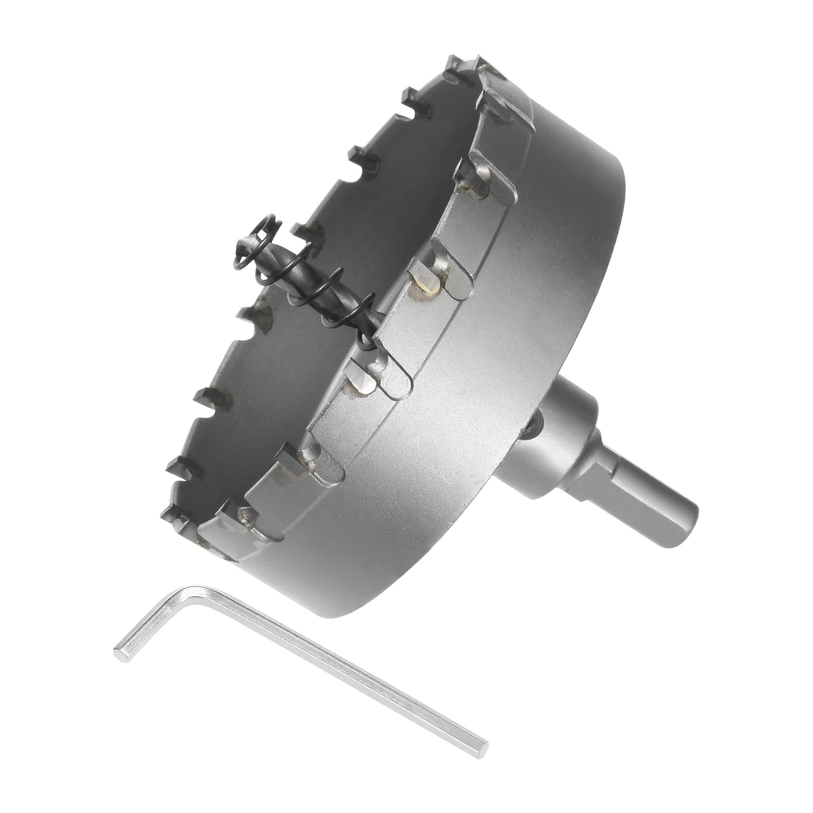 CoCud Carbide Hole Saw, 3.5 Inch/90mm Diameter, Metal Steel Hole Cutters Drill Bits - (Applications: for Metal Wood), 1-Pieces