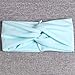 8pcs Women Elastic Turban Head Wrap Headband Cross Twisted Hair Band Headband for Hair Styling (Yellow + Blue + Black + Light Grey + Wine Red + Rose Red + Lake Blue + Light Blue)