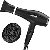 ANNLARY Ionic Hair Dryer with Diffuser, Blow Dryer, Professional 1875W Powerful AC Motor Hairdryer with 8.2Ft Cord for Women &amp; Men, Fast-Drying Blow Dryer with Nozzle for Home, Salon