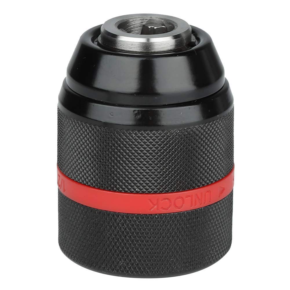 Heayzoki Keyless Hand Drill Chuck,Multifunction Self-tighten Drill Chuck,1/2" Keyless Drill Chuck 1/2" x 20 UNF Mount,