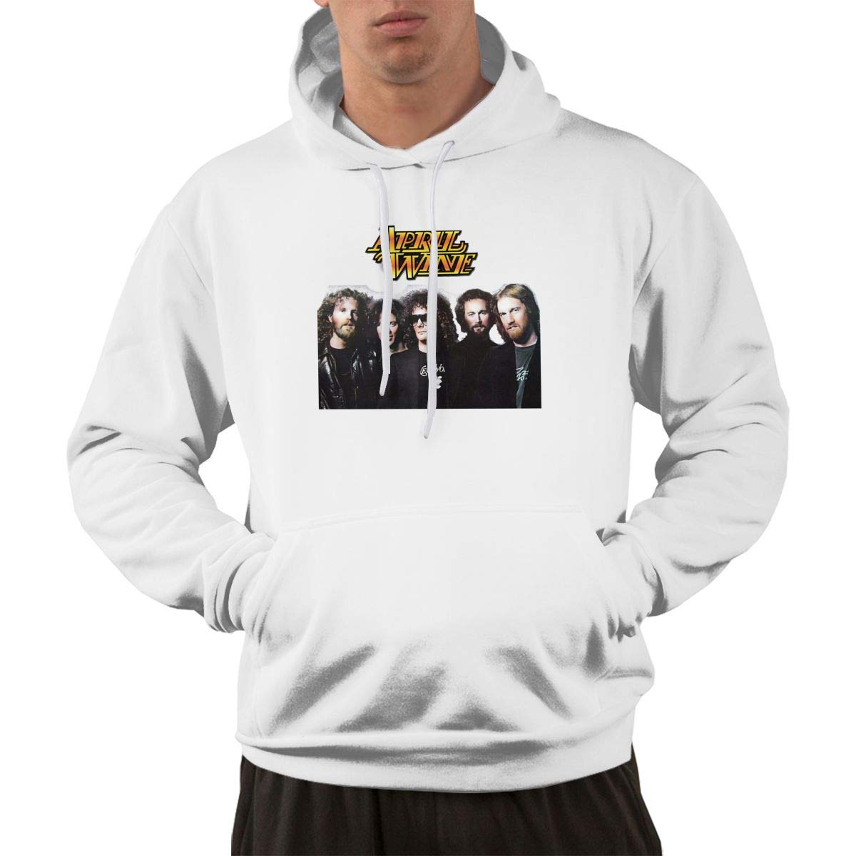 Erman S Pullover Comfortable Print April Wine Music Cool Hooded Shirts With Pocket 3