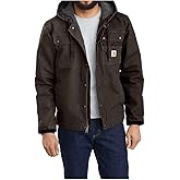 Carhartt Men's Relaxed Fit Washed Duck Sherpa-Lined Utility Jacket