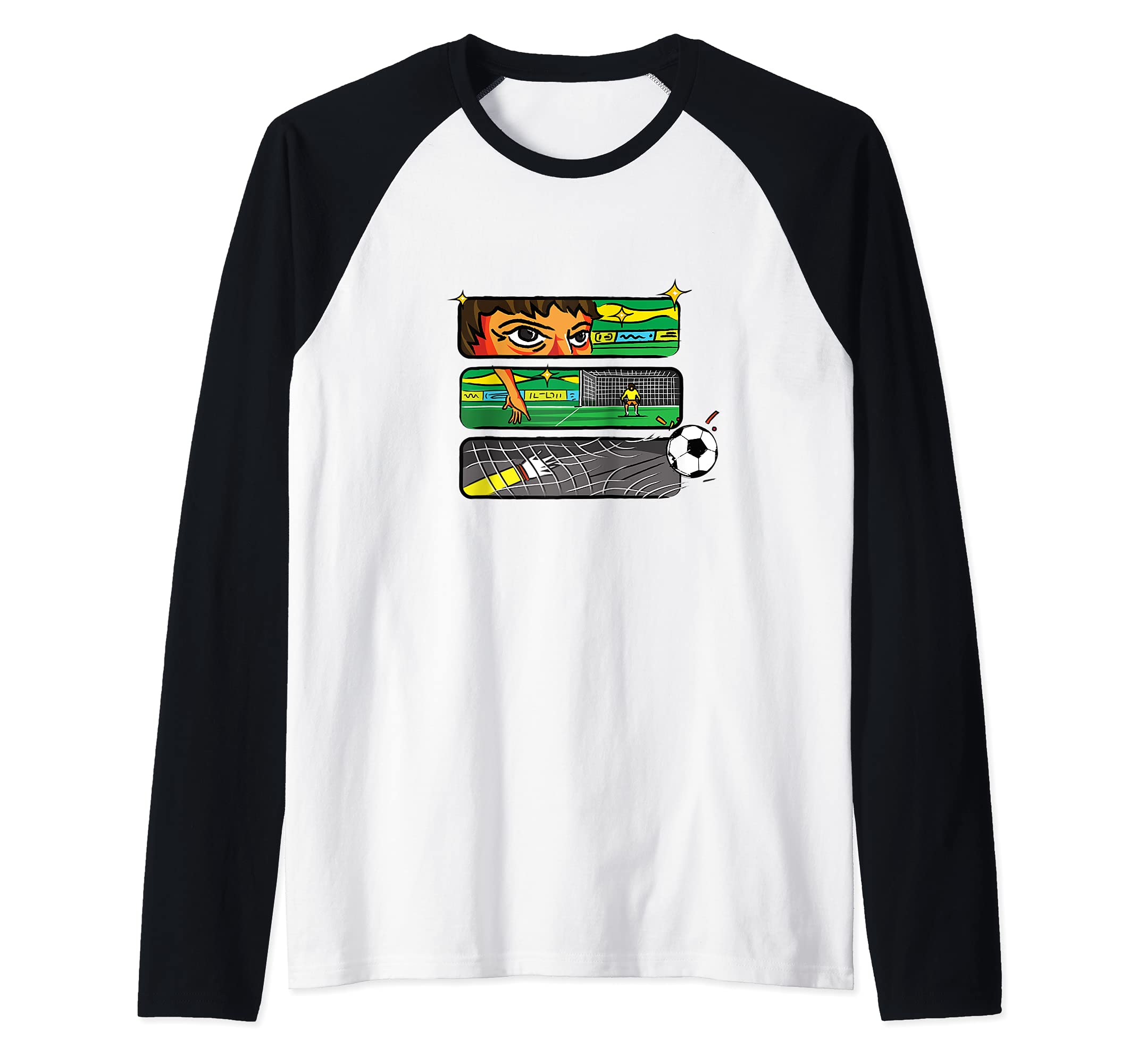 Flag Brasil Raglan Baseball Tee