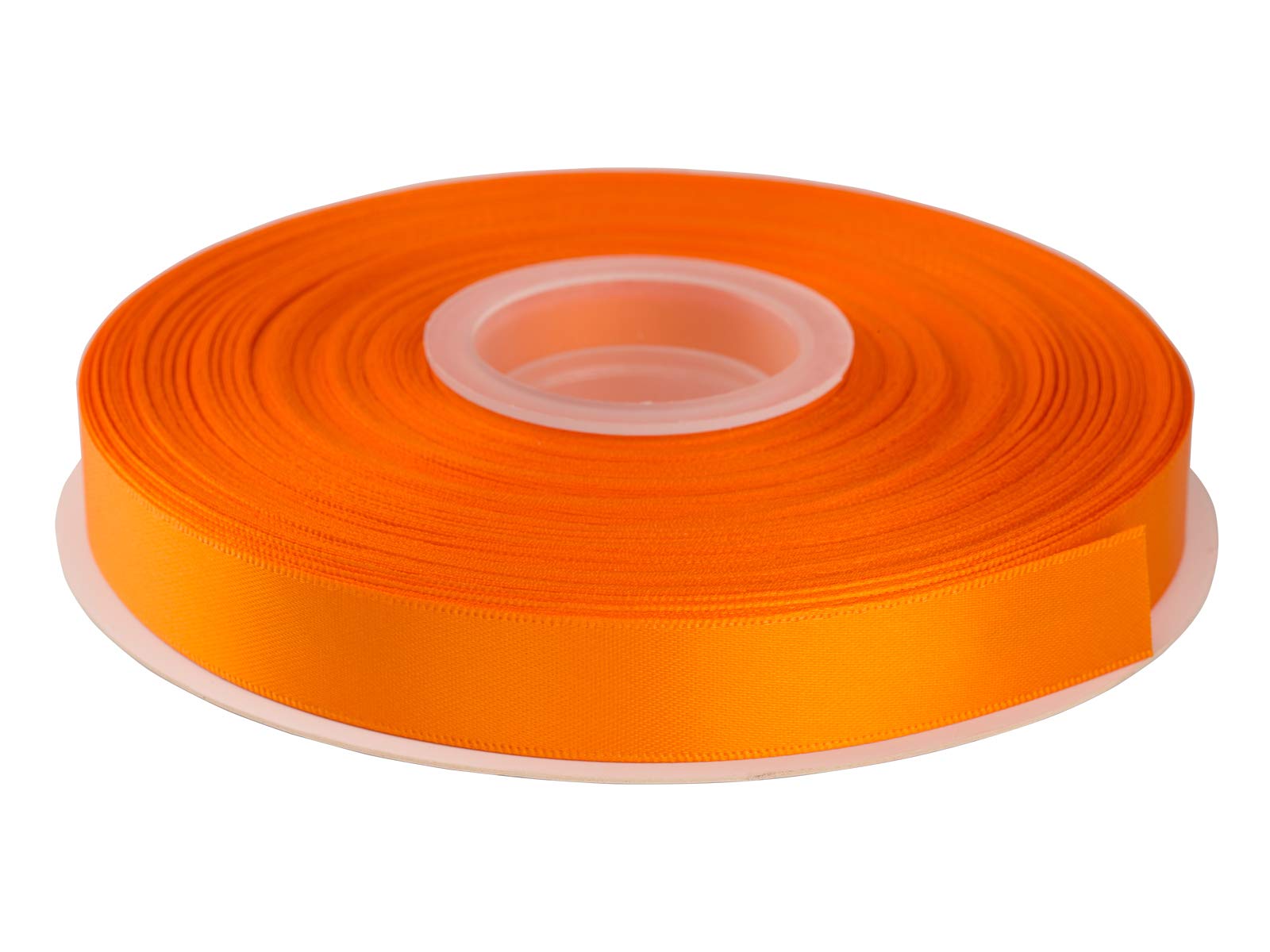 AVANAVA 16mm Wide Double Face Satin Ribbon - 45 Meters (668-Orange Peel)