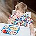 Bumkins DC Comics Superman Divided Plate, Melamine Tray Plate, Toddler, Kids, BPA Free, Stackable, Dishwasher Safe