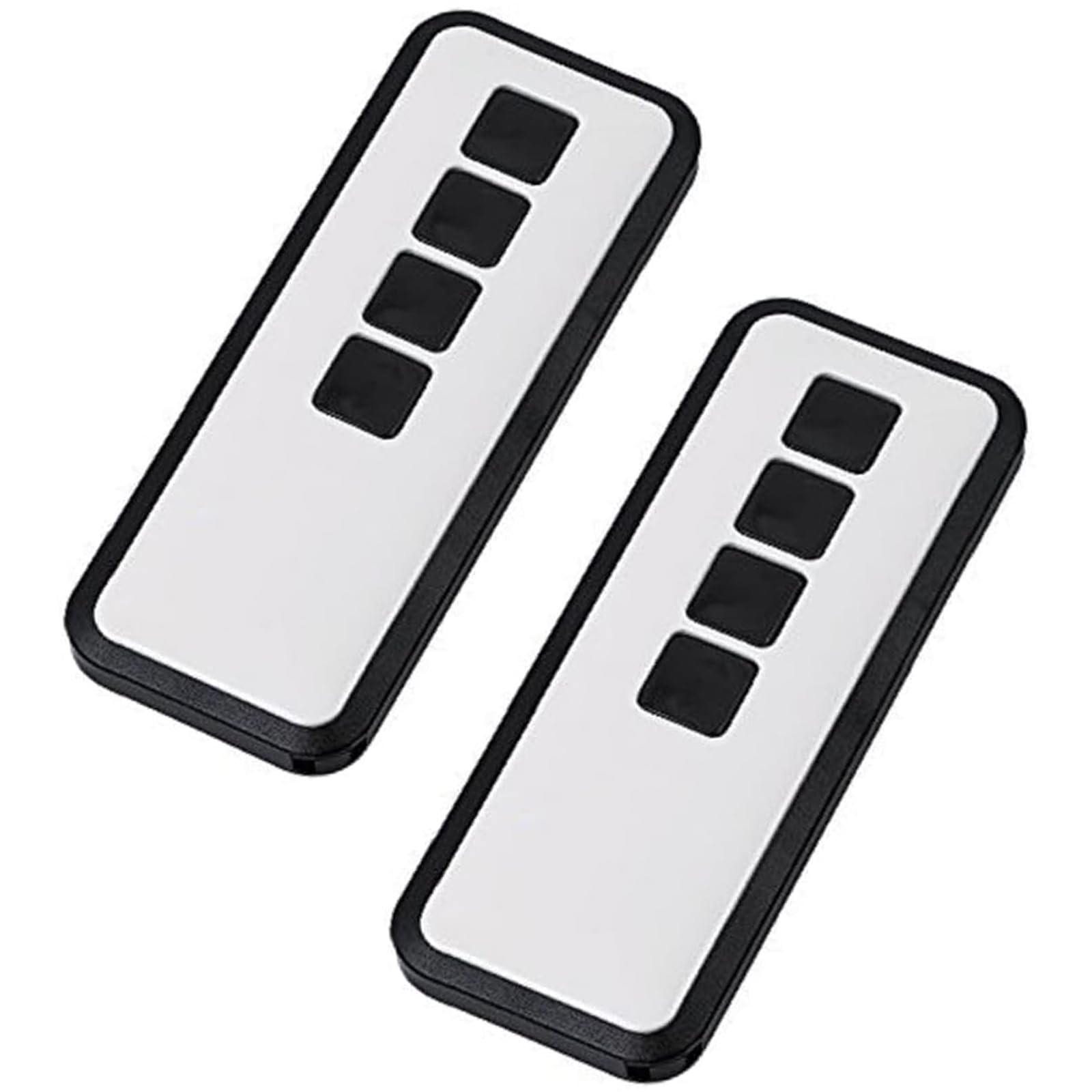 433Mhz Garage Door Hand Transmitter for Novoferm Mini-Novotron 524 Hand Transmitter Remote Control for Garage Doors 2 Pieces Black