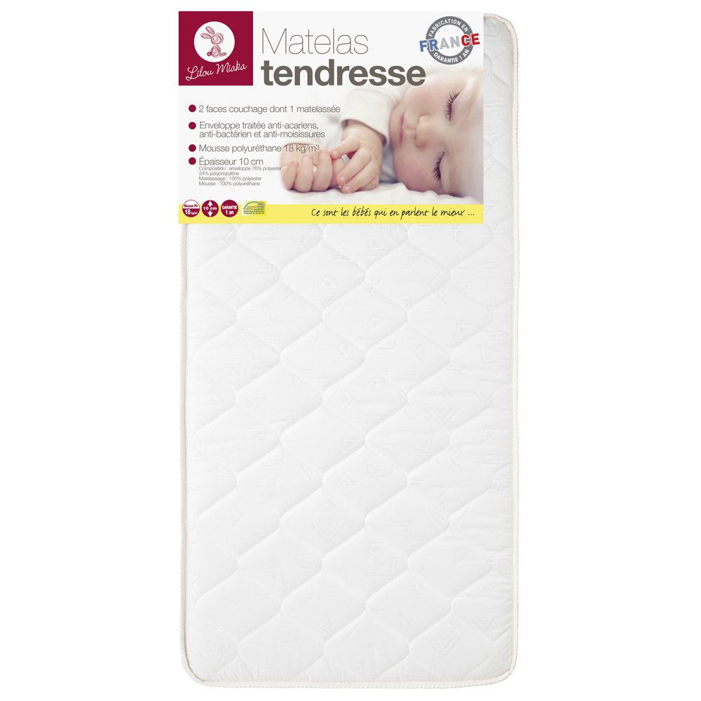 Napravi Rs Literie Et Linge De Maison Matelas Bebe Matelas Bebe Tendresse Lilou Miaka Pour Lit 60 X 1