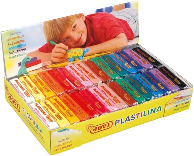Jovi Plastilina Reusable and NonDrying Modeling Clay; 1.75 Oz. Bars