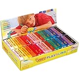 Jovi Plastilina Reusable and Non-Drying Modeling Clay; 1.75 Oz. Bars, Set of 30, 2 Each of 15 Colors, Perfect for Arts…