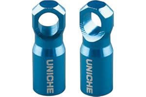 UNICHE Bike Presta Valve Cap with Valve Core Removing Function, Fits Presta French Valves on MTB, Road Bikes, Gravel Bikes (Blue)