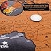 Scratch Off World Map With Clip on Camera Lens for Phone, Scratch off Tool, Microfiber Cloth, and Travel EBook|Detailed Cartographic Poster, Glossy Finish, Easy To Scratch & Wall Hang|32in x 23in