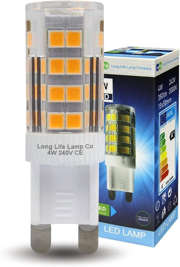 4 x 4w G9 LED Halogen Replacement Bulb 240v Capsule Lamp for