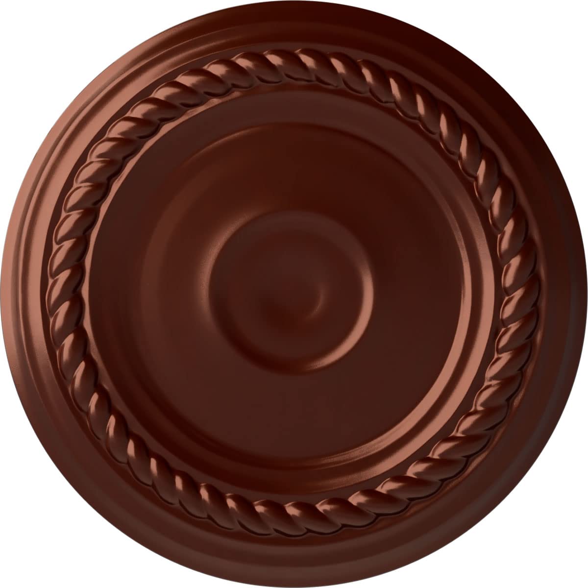 Ekena Millwork CM07ALACS Small Alexandria Ceiling Medallion, 7 7/8″OD x 3/4″P (Fits Canopies up to 4 5/8″), Hand-Painted Antique Copper
