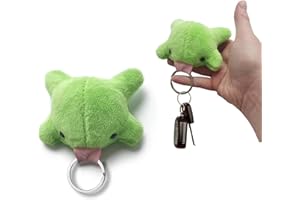 Agromusk Cute Frog Keychain,Kawaii Frog Plush Keychain,Green Frog Purse Bag Charms Funny Frog Decor Car Keys Gifts