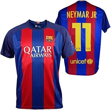 FC BARCELONA- Camiseta 1ª Equipación Adulto 2016-2017, Réplica Oficial NEYMAR- Talla M: Amazon.es: Deportes y aire libre