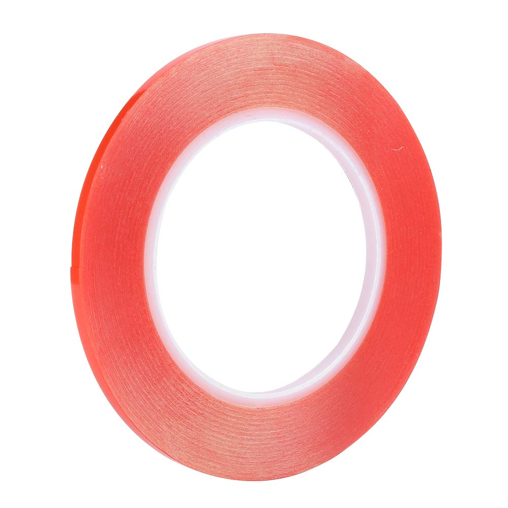 Clear Heat Resistant Tape Roll Strong Adhesive Sticker Double‑sided Tape Touch Screen Repair Tape Fits for Mobile Phones/Tablets/Laptops/Cameras