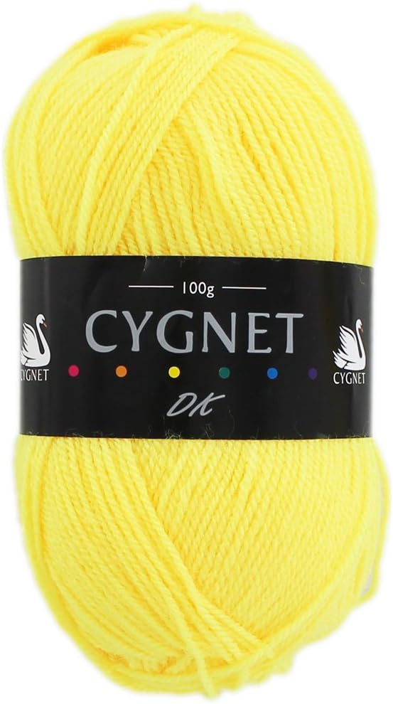 Bright Yellow Double Knitting Yarn 100g Amazon.co.uk Kitchen