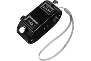 Milisten Handheld Dual Tally Counter, Pitch Counter Digital Clicker Score Tracker for Knitting Lap Fishing Baseball Golf