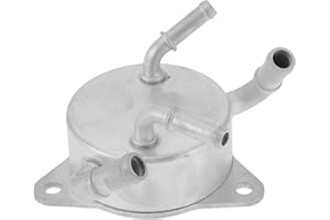 HEROFFIX 1 Pc Engine Oil Cooler for Honda Civic 2006-2011 Engine Transmission Oil Cooler No.19430RNAA51 Silver Tone Aluminum 
