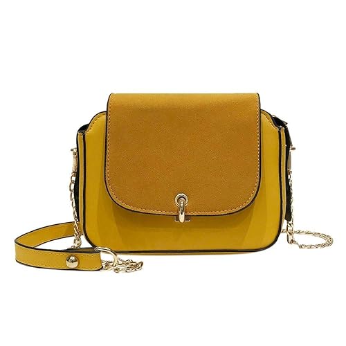 BEBIG Fashion Women Messenger Bag,Vintage Shoulder Messenger Bags Purse Matte Leather Women Chain Satchel Bag