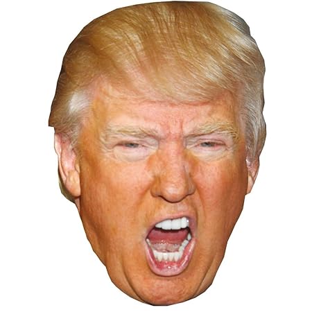 Celebrity Cutouts Donald Trump (Shouting) Maske aus Karton