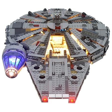 Yavso USB Beleuchtungsset für Lego, LED-Licht Set LED Beleuchtung Baustein Spielzeug Licht Set für Lego 75105 Star Wars Mille