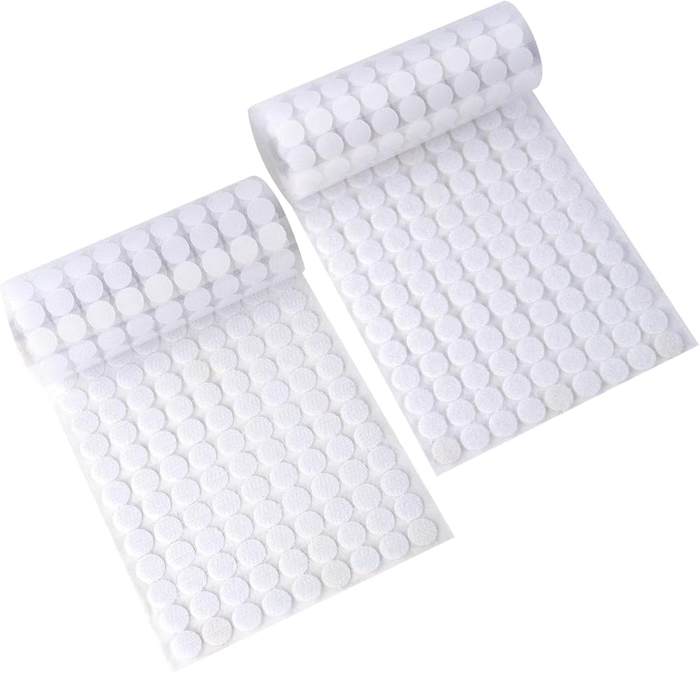 Redamancy 1008 Pcs Self Adhesive Dots 10mm Hook Loop Dots